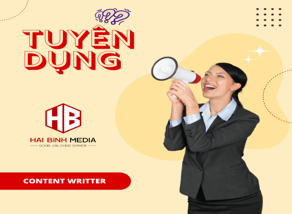 Hải Bình Media Tuyển dụng Content Marketing lương 7-10tr/tháng + thưởng